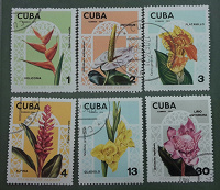 Отдается в дар Куба, марки садовые цветы
