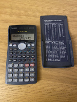Отдается в дар Научный калькулятор Casio fx-570MS