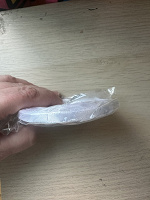 Отдается в дар Атласная лента белая новая 22 метра, ширина менее 1 см