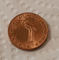 Отдается в дар Монета Словении 1 цент