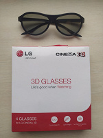 Отдается в дар 3D очки новые
