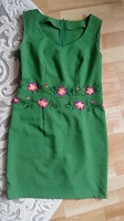 Отдается в дар Платье зеленое 46 размер