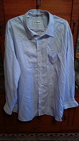 Отдается в дар Голубая рубашка большой размер, 60-62