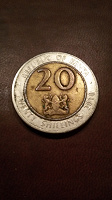 Отдается в дар Кения, 20 шиллингов, 2010.