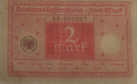 Отдается в дар Банкнота Германии 1920 г.