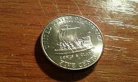 Отдается в дар Набор из 5 монет 200 лет экспедиции Льюиса и Кларка.