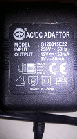 Отдается в дар Адаптер AC-DC (блок питания)