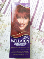 Отдается в дар Стойкая краска для волос wellaton цвет красная вишня.