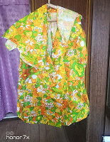 Отдается в дар Полуфабрикат летнего сатинового пиджака или блузки размера около 58-62