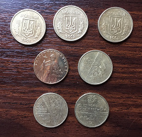Отдается в дар Монетки 1 гривна