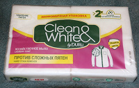 Отдается в дар Мыло хозяйственное Clean & White by Duru