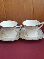 Отдается в дар Чайная Пара= 2 чашки+ 2 блюдца.