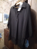 Отдается в дар Черная блузка 52 размера