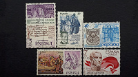 Отдается в дар Старинные испанцы на почтовых марках.