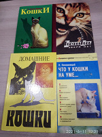 Отдается в дар книги о кошках