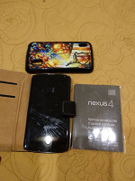 Отдается в дар Телефон Nexus4, разбит экран
