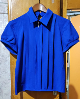 Отдается в дар Блуза синяя