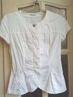 Отдается в дар Оригинальная белая блузка