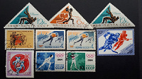 Отдается в дар 10 спортивных почтовых марок СССР.