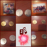 Отдается в дар Монеты «ОВ 1812 г.», ГВС, магнит и календарь — в честь наступающего праздника и маленького «ДД» юбилея.
