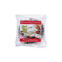Отдается в дар Вьетнамские рисовые чипсы с черным кунжутом