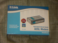 Отдается в дар ADSL модем D-LINK