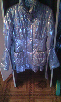 Отдается в дар куртка 42-44 цвет серебро.