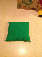 Отдается в дар Зеленая подушка из икеи