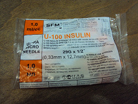 Отдается в дар Инсулиновые шприцы
