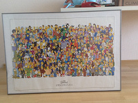 Отдается в дар Постер The Simpsons в раме