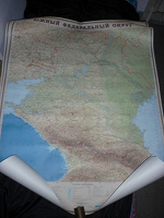 Отдается в дар Карта Южного федерального округа