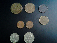 Отдается в дар монеты СССР 1985 года