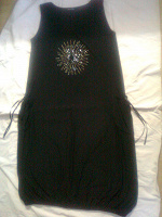 Отдается в дар Платье черное, размер 54