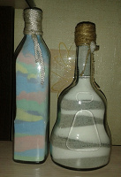 Отдается в дар Бутылки с разноцветной солью