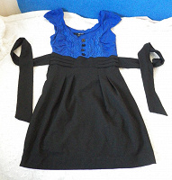 Отдается в дар платье синее с черным Tally Weijl.