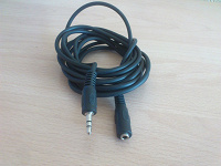 Отдается в дар Удлиннитель 3.5 mini jack (3 метра)