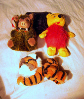 Отдается в дар Мягкие звери: тигрик, кабан и Винни-Пух