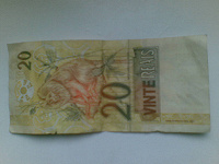 Отдается в дар банкнота 20 бразильских реалов