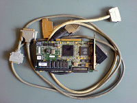 Отдается в дар Контроллер SCSI и провода
