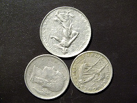 Отдается в дар Три монетки