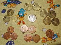 Отдается в дар «Монетное настроение» иностранные монеты евро