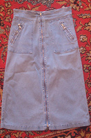 Отдается в дар Очень красивая юбка джинсовая р 42-44