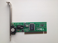 Отдается в дар Сетевой адаптер Ethernet ACORP L-100S PCI