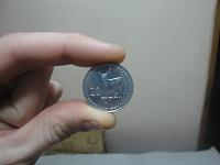 Отдается в дар монета грузинская 20 тетри (20 თეთრი )