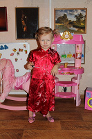 Отдается в дар Детское платье в китайском стиле.
