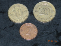 Отдается в дар Монеты-Латвия