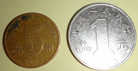Отдается в дар Монеты Китая