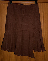 Отдается в дар льняная юбка-шоколадка TUCHUZY?, размер 8 (на наш 44)