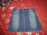 Отдается в дар джинсовая юбка кароткая