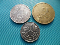 Отдается в дар Монеты Бельгии старые